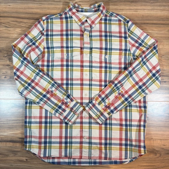 REI Cooperative Other - REI Co-op Wallace Lake Flannel Shirt Mens XL Tall Plaid Cotton Button Down Multi